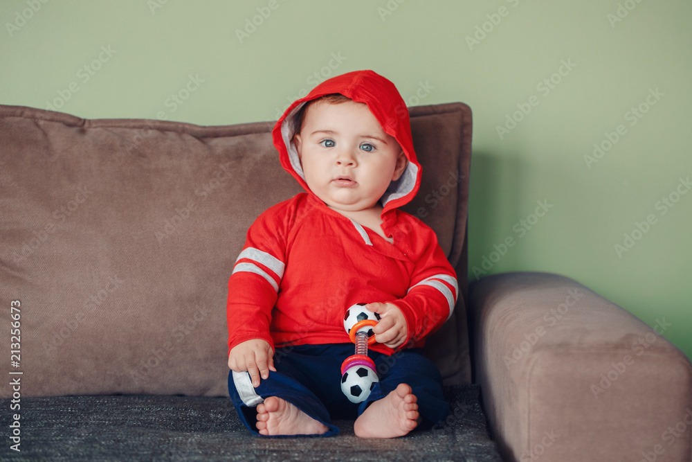 Red hoodie baby boy on sale
