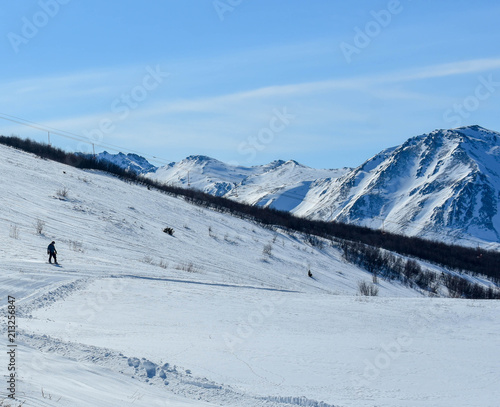 Winter Mountains in Alaska