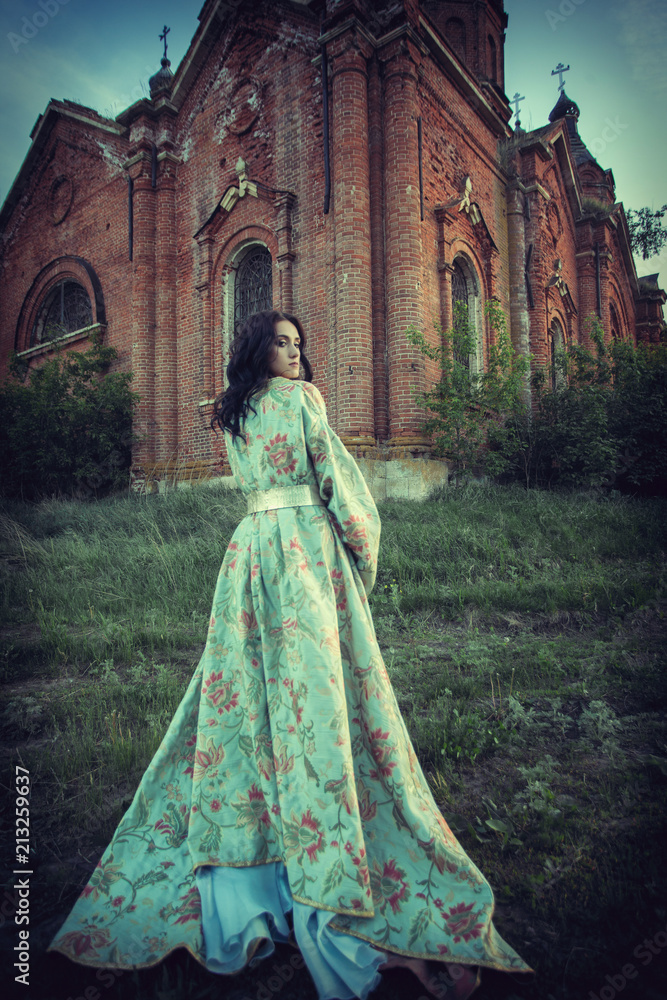 The girl, about the abandoned Church