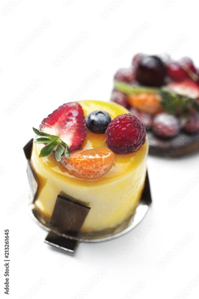 Fruit cake on a table Fruit cake on a table