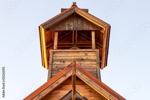old western church steeple