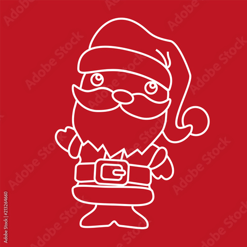 Weihnachtsmann rot