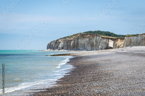 Φωτογραφία Falaise et plage normande, Sainte-Marguerite-sur-Mer
