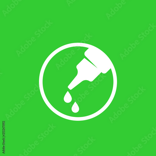 lubricant, lubrication vector icon