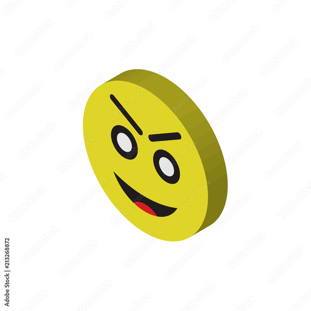 Fototapeta premium Bad isometric right top view 3D icon