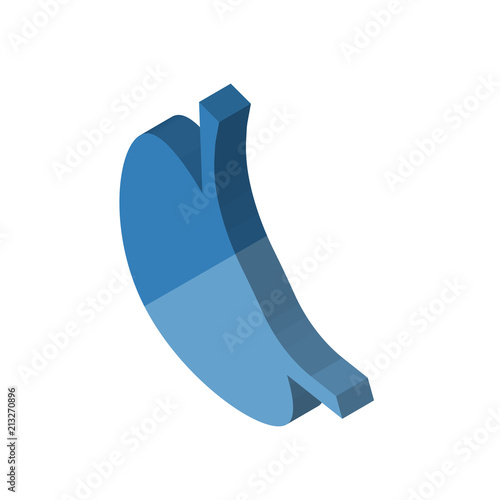 Stomach with Liquids isometric right top view 3D icon