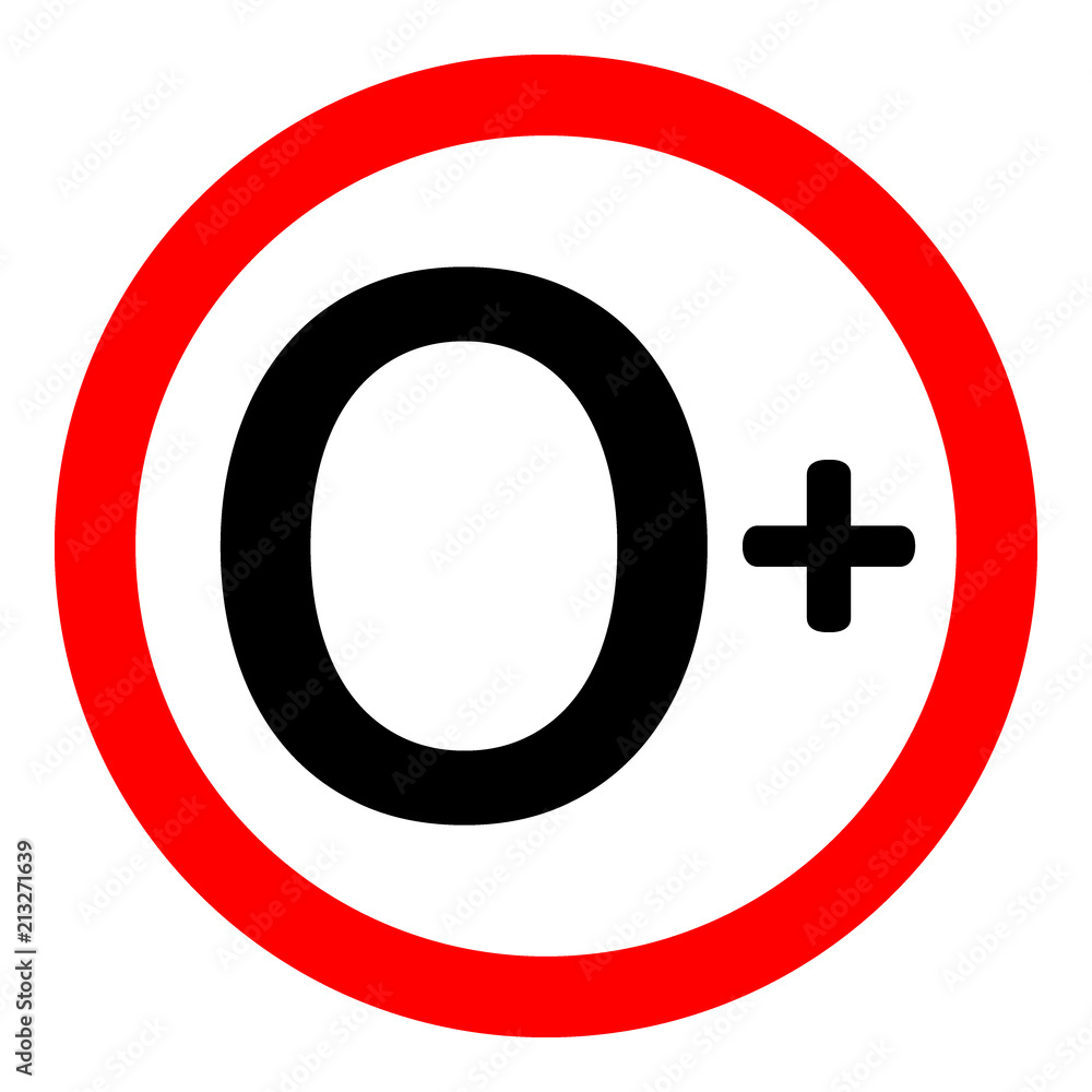 0 age restriction sign. 0 age restriction sign.