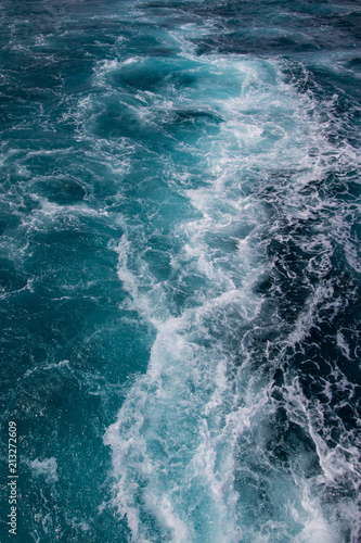 Fototapeta Naklejka Na Ścianę i Meble -  Ocean surface, sea foam on blue ocean, background, MORE OPTIONS ON MY PORTFOLIO 