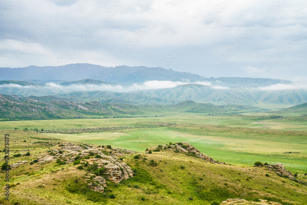 Fototapeta premium Landscape small mountains