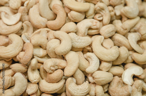 a lot of cashew nuts