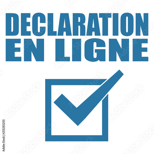 Logo déclaration en ligne.