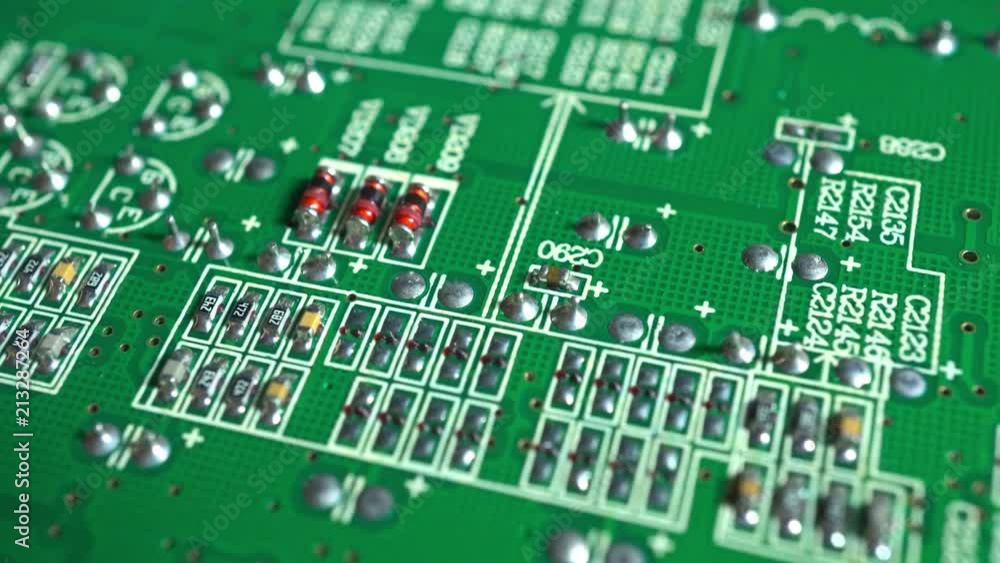 4k Circuit Board With Microchips 4k Circuit Board With Microchips