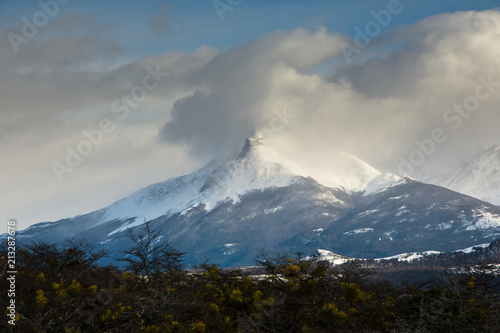 snow Milodon Cave, Torres Del Paine Nationalpark, Chile Patagonia	