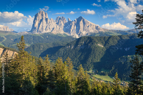 Dolomites near Bolzano and Ortisei, Italy