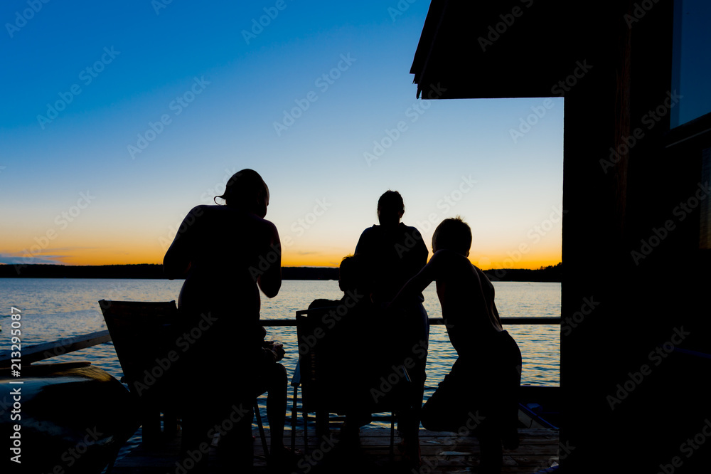 Summer by the lake