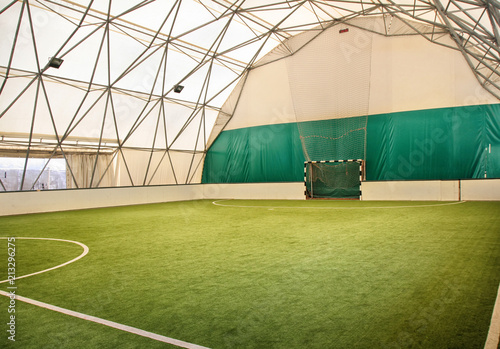 Football field indoor hall