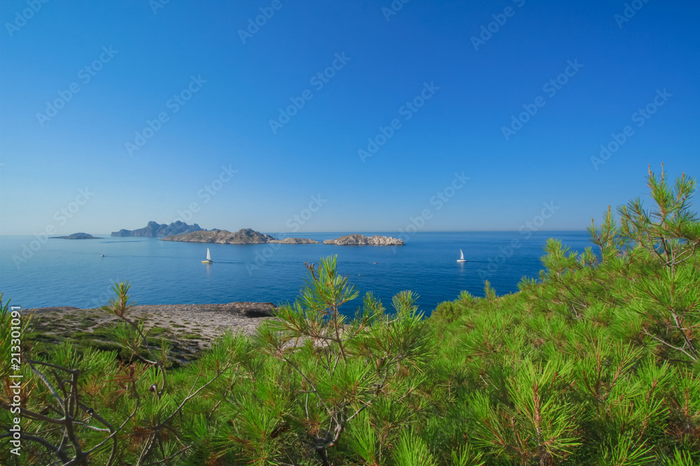 Parc national des Calanques, Archipel de Riou, Marseille, Sud de la France