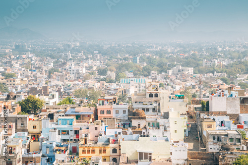 Udaipur city view from City Palace in India © Sanga