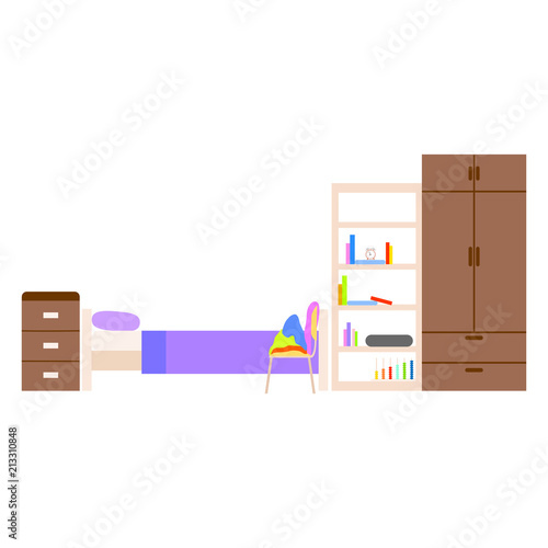 Student dorm room