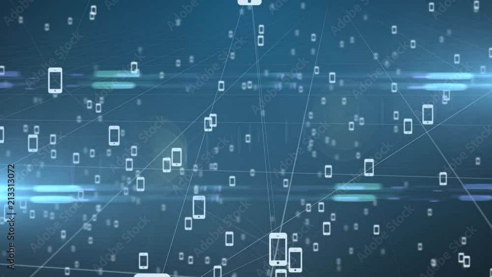 Mobile internet devices network of connected people via internet social media Mobile internet devices network of connected people via internet social media