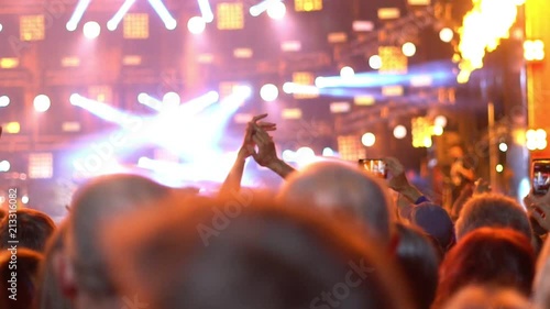 people at a rock concert