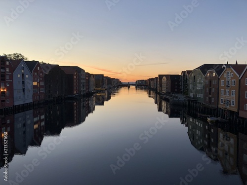 Midnight Sunset in Trondheim
