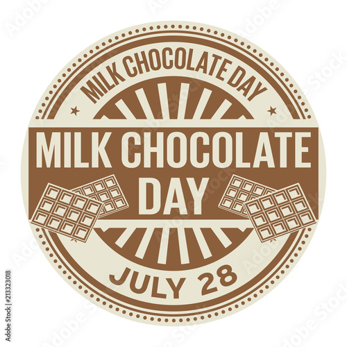 Milk Chocolate Day,  July 28