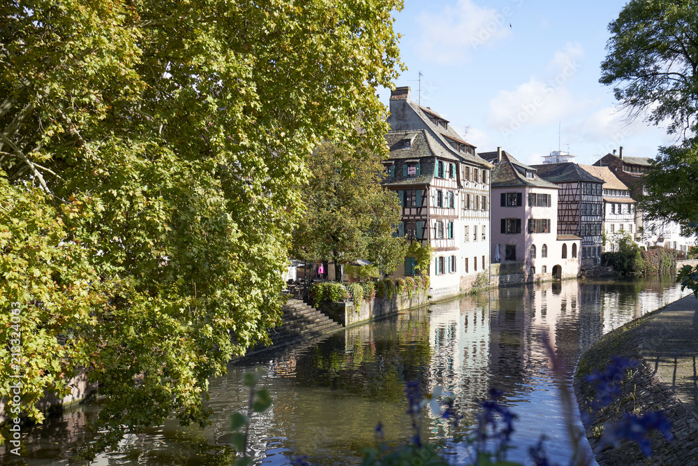 Famous Old Town of Strasbourg