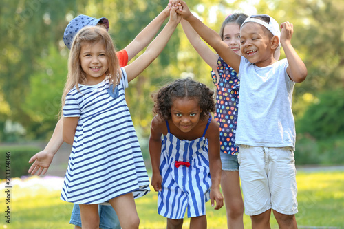 Cute little children playin...