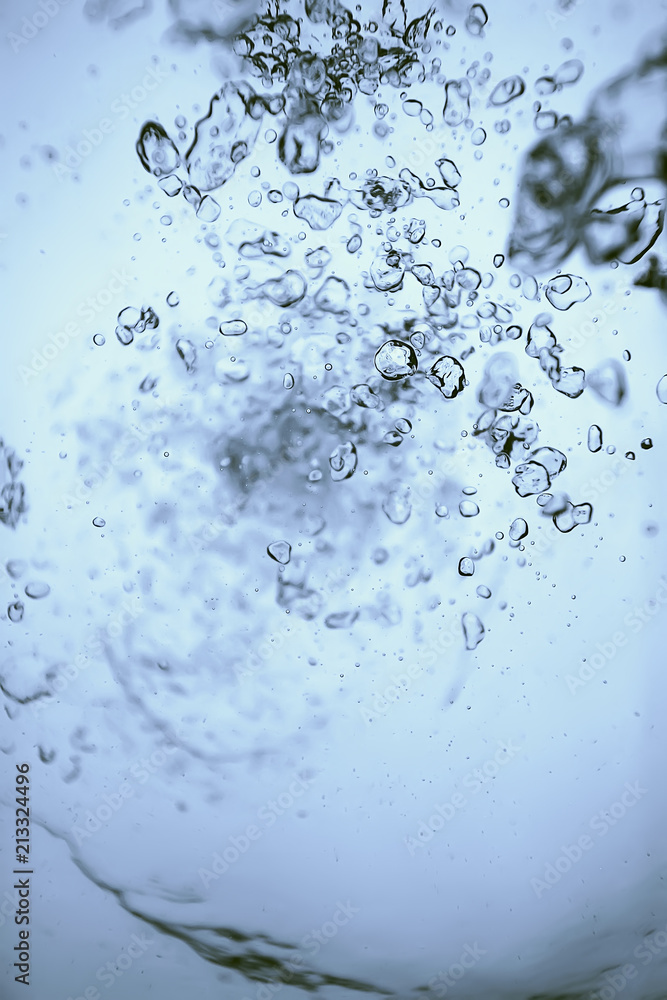 underwater texture air bubbles diving / view from under the water up, underwater background underwater texture air bubbles diving / view from under the water up, underwater background