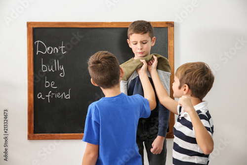 Boys bullying their classma...