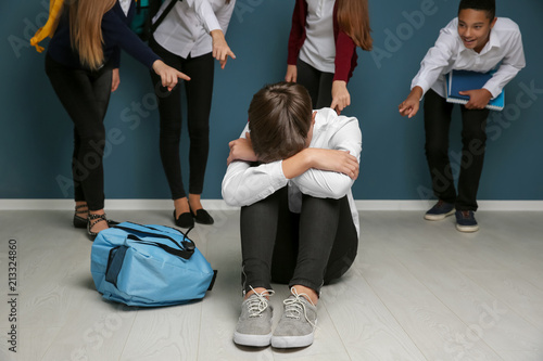Teens bullying their classm...