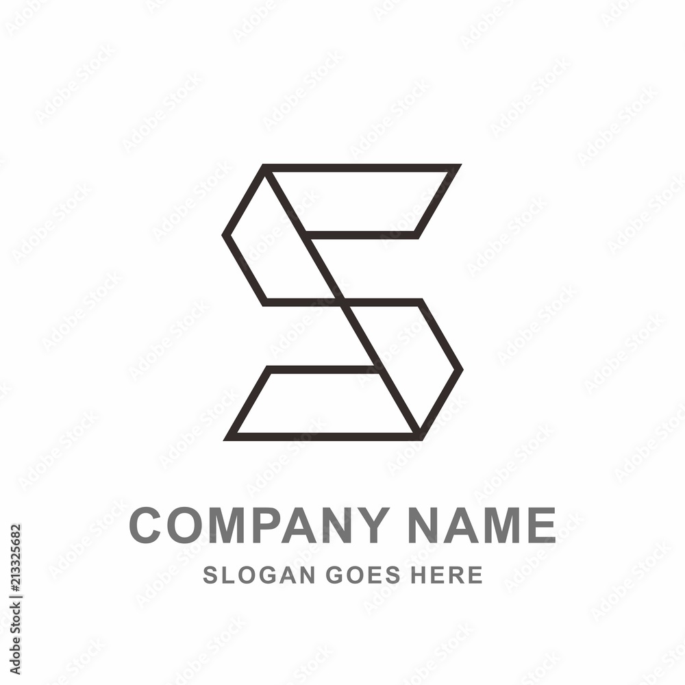 Monogram Letter S Geometric Square Architecture Interior Construction Business Company Stock Vector Logo Design Template Monogram Letter S Geometric Square Architecture Interior Construction Business Company Stock Vector Logo Design Template