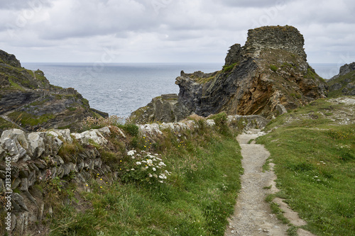 Hiking through the mystic landscape of Tintagel, Cornwall, England