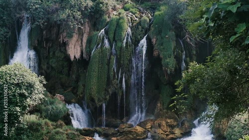 Kravice Waterfalls landscape in the mountains, Bosnia and Herzegovina
 photo