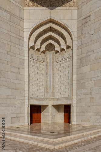 Fototapeta Naklejka Na Ścianę i Meble -  Sultan Qaboos Grand Mosque. Sultanate of Oman
