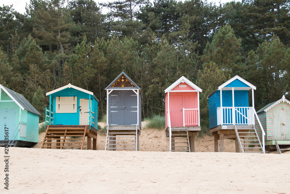 Beach hut in Wells