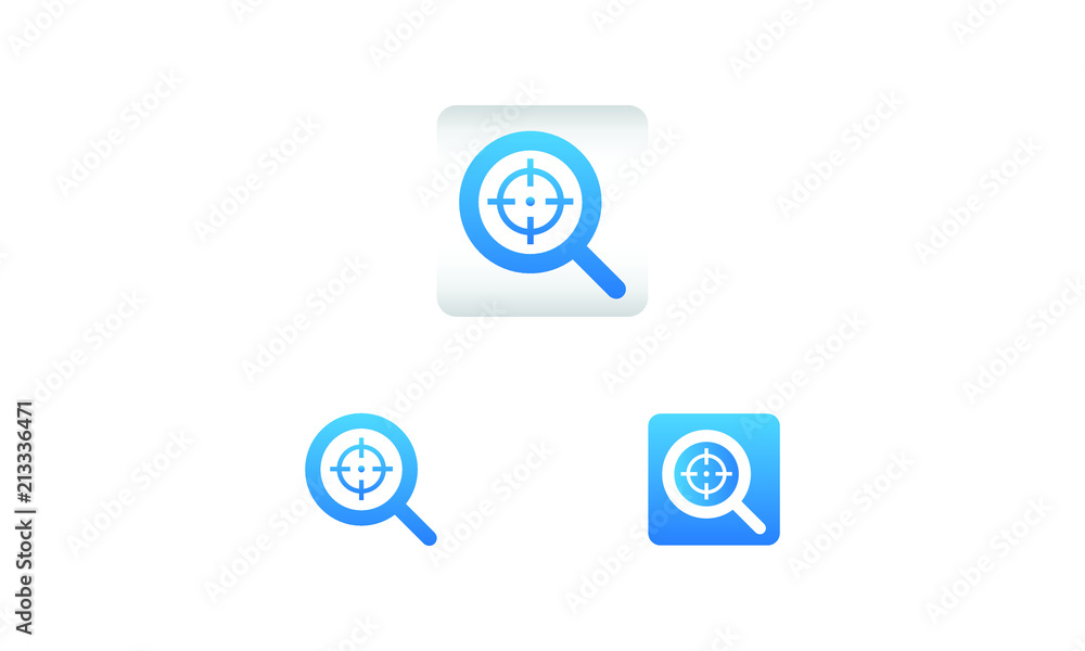 search icon with game symbol. search web icon vector icon in various style search icon with game symbol. search web icon vector icon in various style