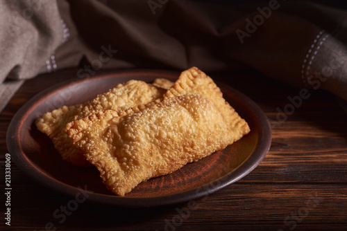 Brazilian food pastel. Homemade.