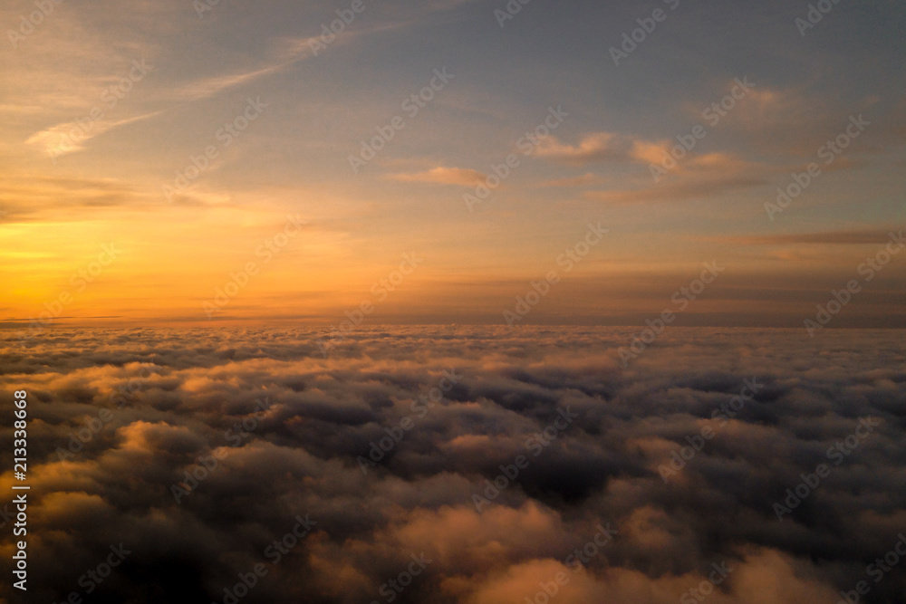 Beautiful clouds from above