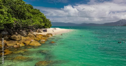 Nudey Beach on Fitzroy Island, Queensland, Australia photo