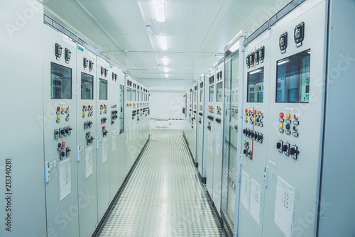 Electrical substation of 110 and 220 kV switchgear, current transformers, substation maintenance and safety systems