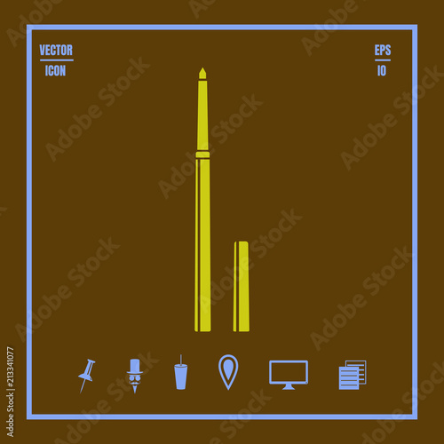 eyeliner vector icon