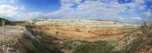Panorama of the quarry.