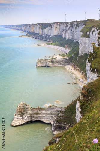 Cliff  near Fecamp in Normandy France