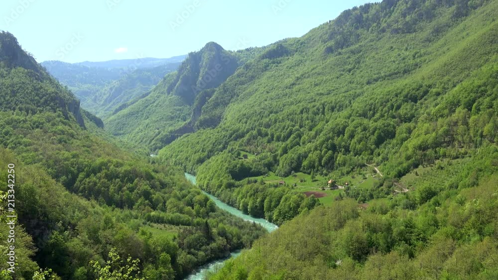 Tara River Canyon. Montenegro