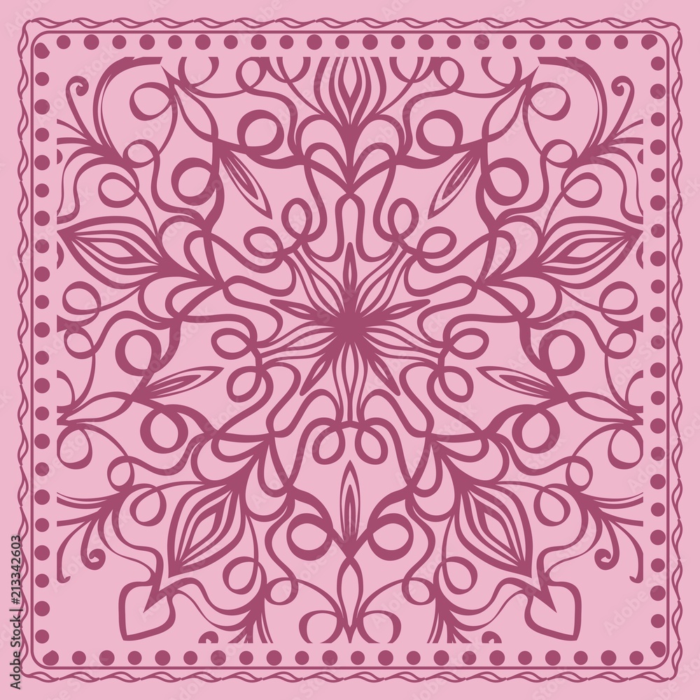 Abstract floral pattern. geometry, mandala design. vector . for invitation, bridal, wedding, wallpaper Abstract floral pattern. geometry, mandala design. vector . for invitation, bridal, wedding, wallpaper
