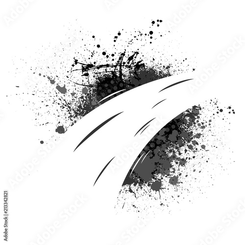 Grunge background with cleaning