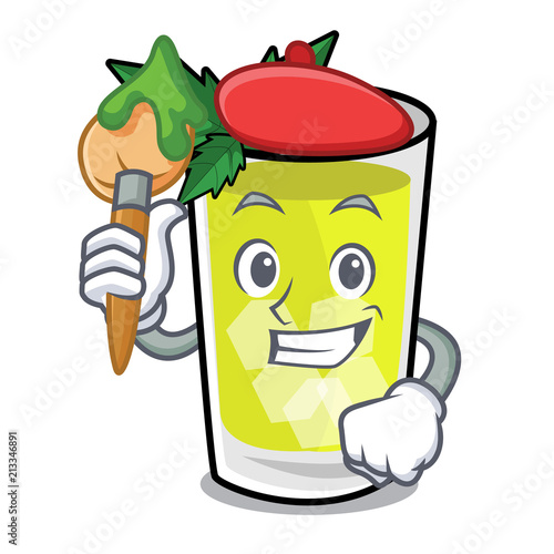 Artist mint julep character cartoon