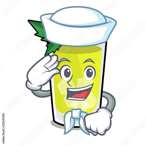 Sailor mint julep character cartoon